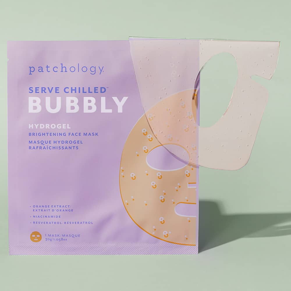 Rare Beauty Brands Patchology Serve Chilled Bubbly Sheet Mask 2 pack
