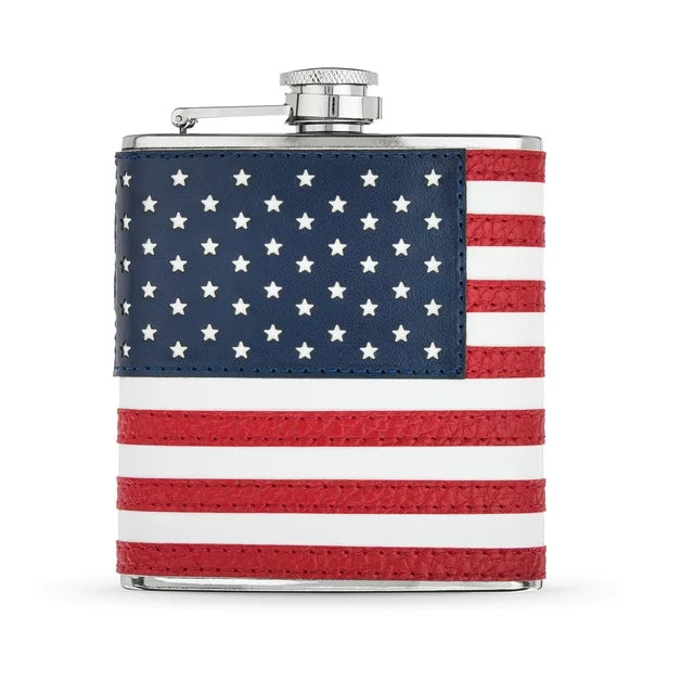 America Flag Flask