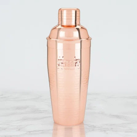 Hammered Cocktail Shaker Copper