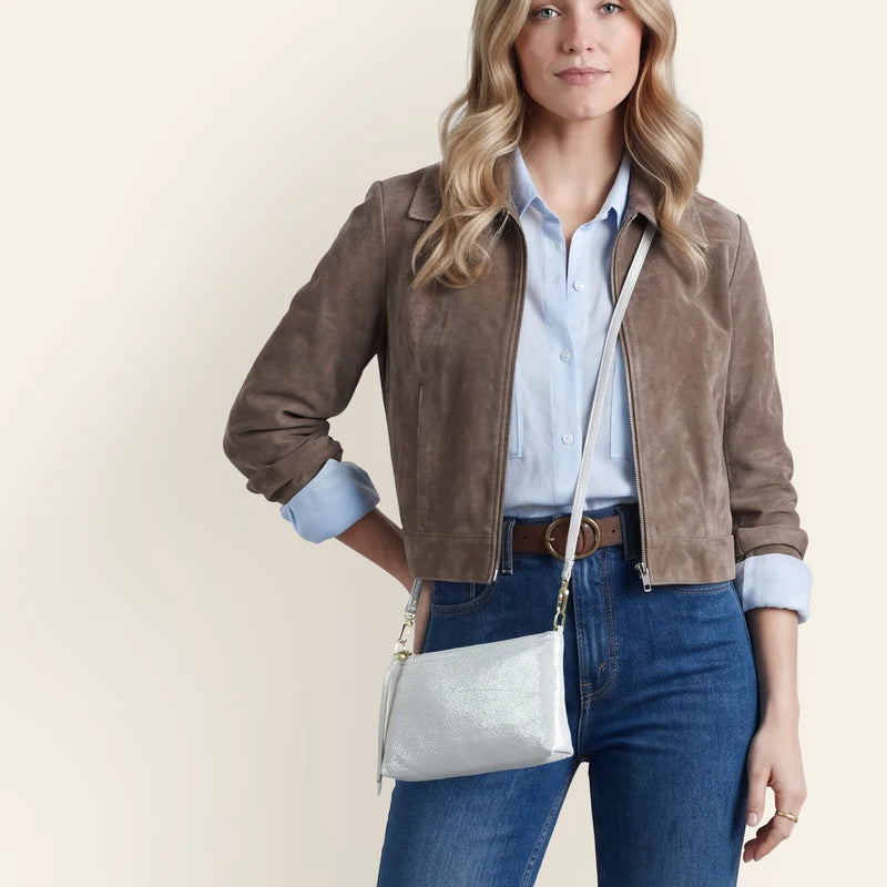 HOBO Darcy Crossbody Sand Shimmer