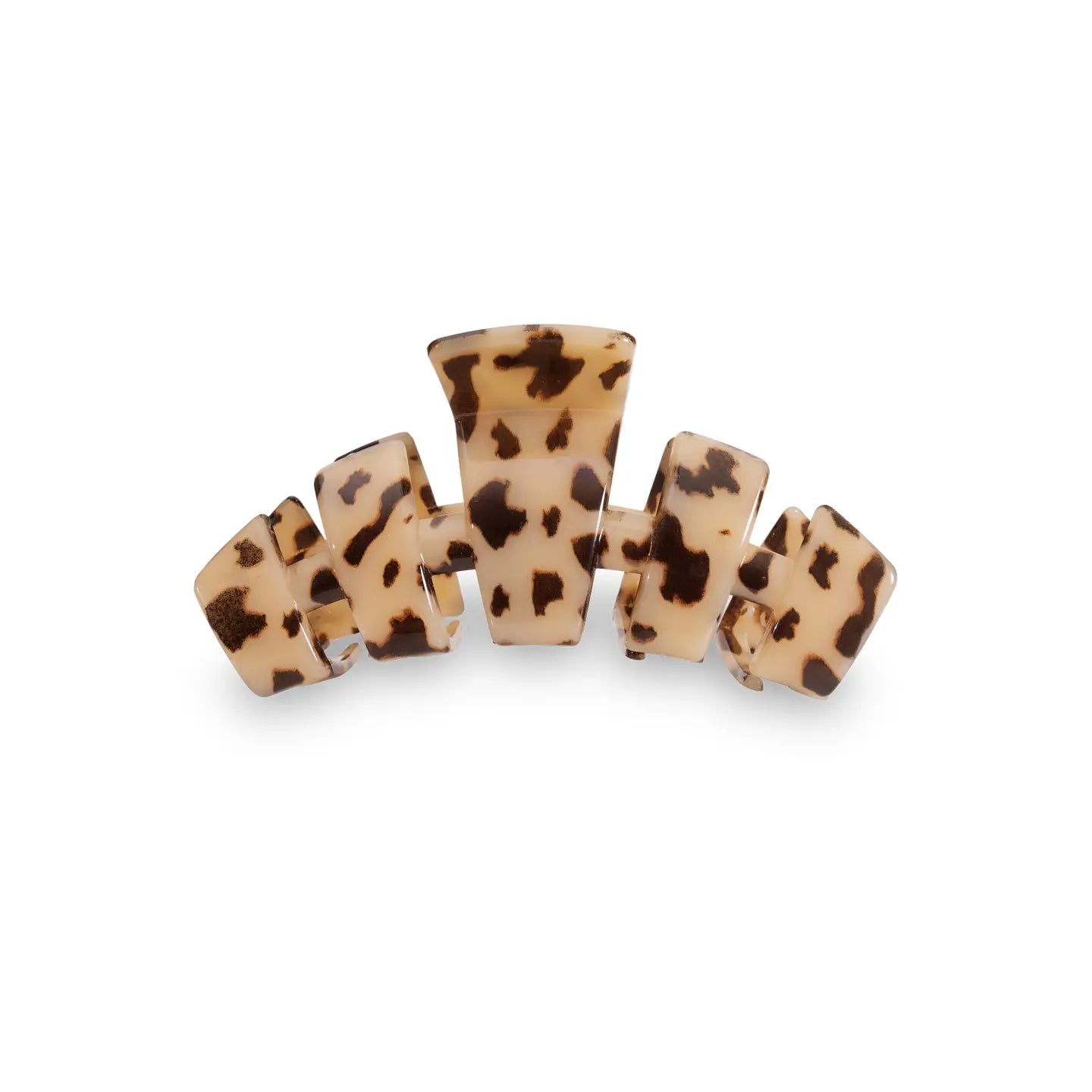 TELETIES Medium Classic Hair Clip - Blonde Tortoise