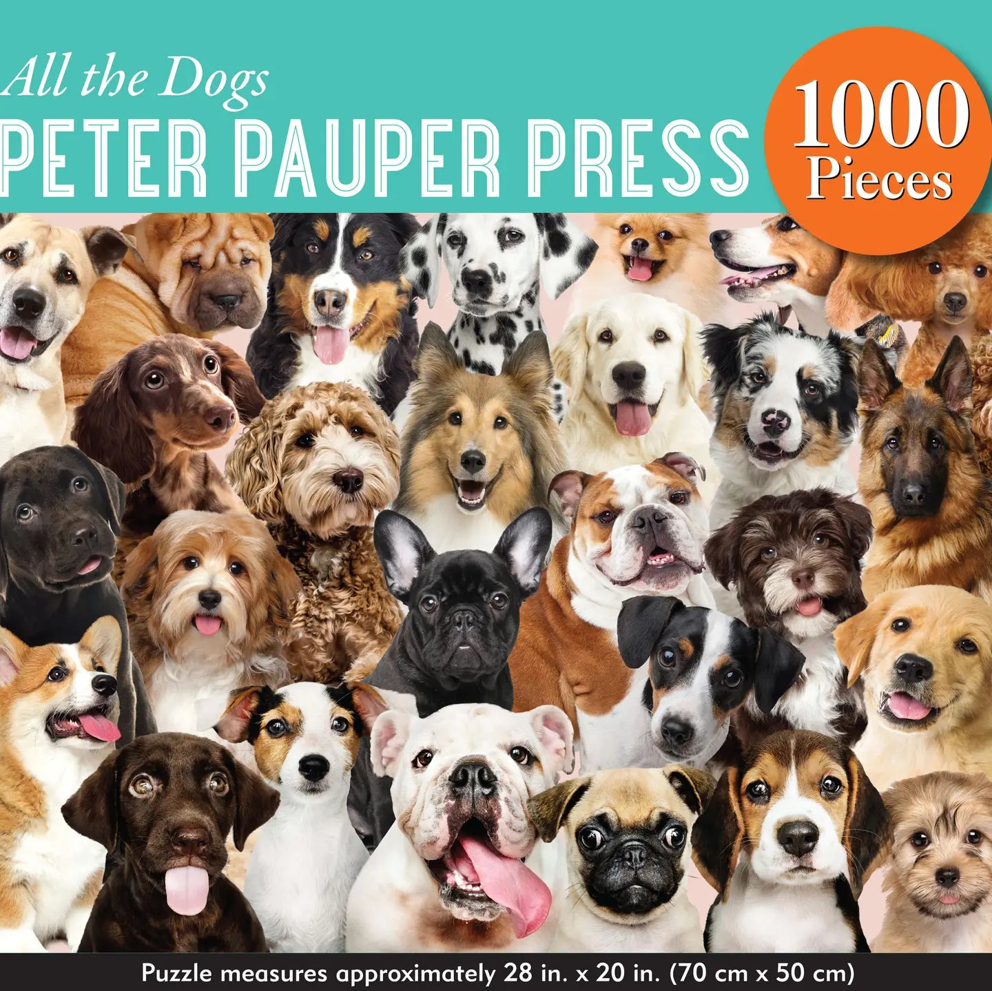 Peter Pauper Press All the Dogs 500 Piece Jigsaw Puzzle