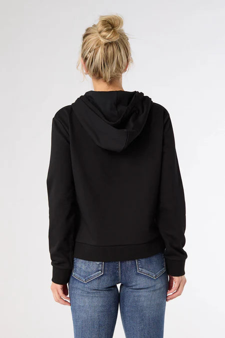 Coco+Carmen Merry & Bright Hooded Sweatshirt - Black