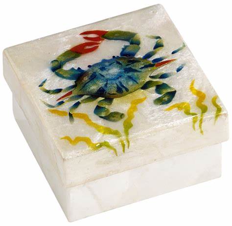 Kubla Craft Capiz Shell Boxes Assorted Sizes