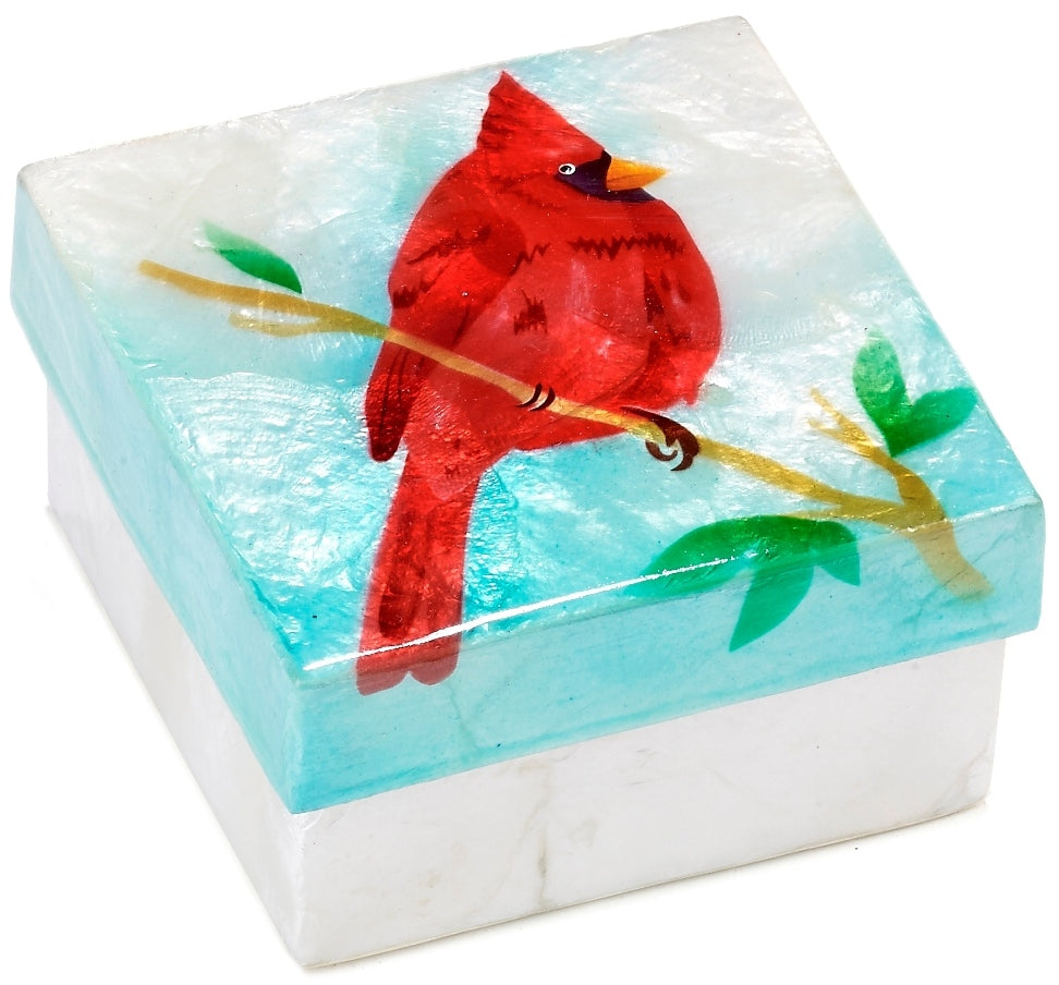 Kubla Craft Capiz Shell Boxes Assorted Sizes
