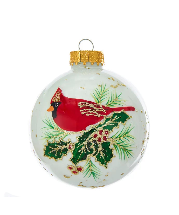 Kurt S. Adler Cardinal Glass Ornament