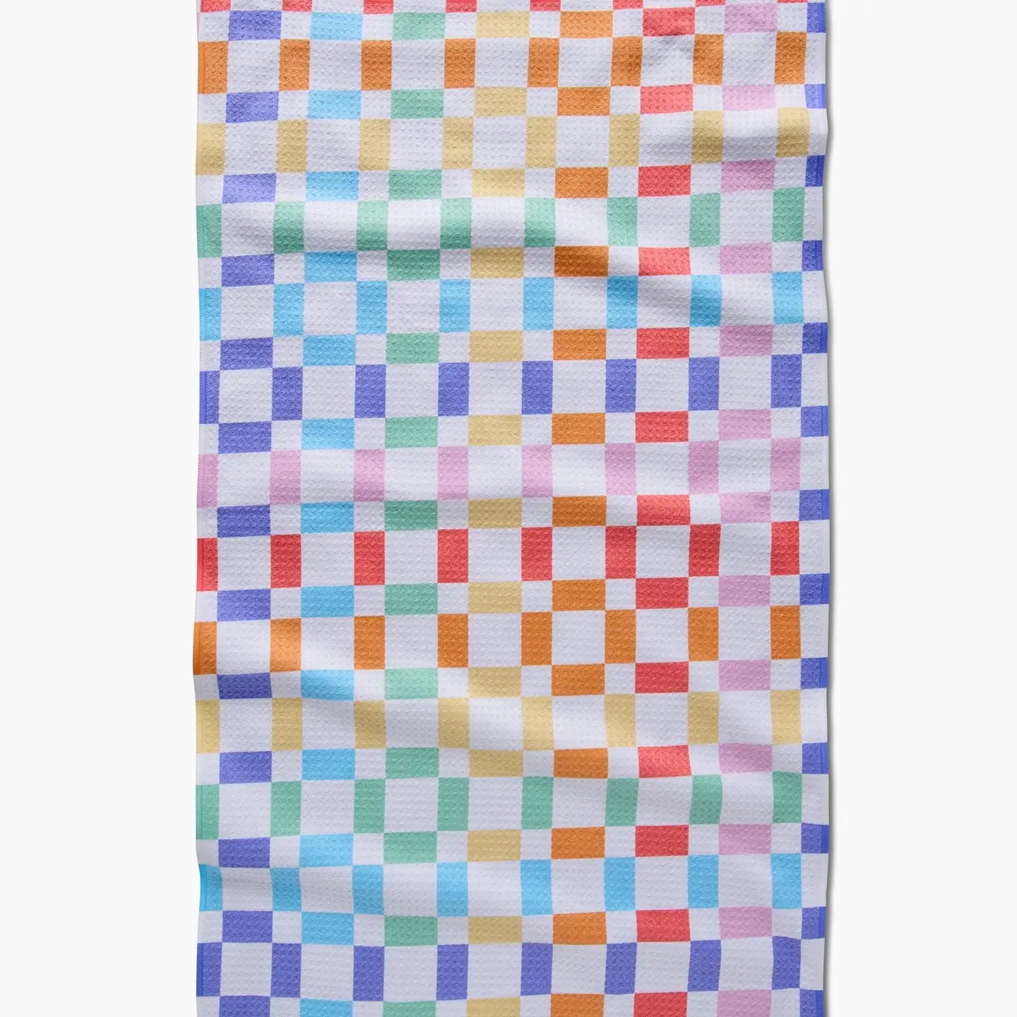 Geometry Over the Rainbow Tea Towel