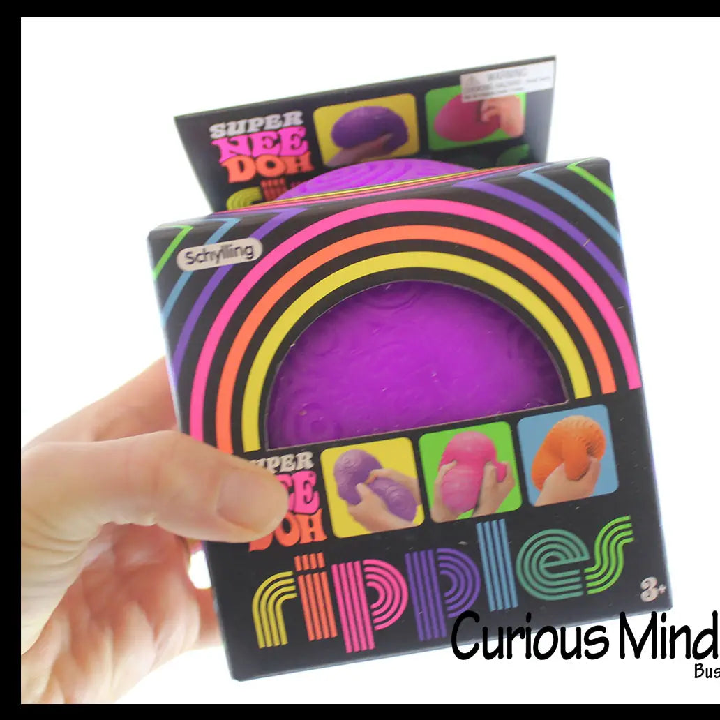 Needoh Jumbo Ripples Stress Ball Textured Squishy