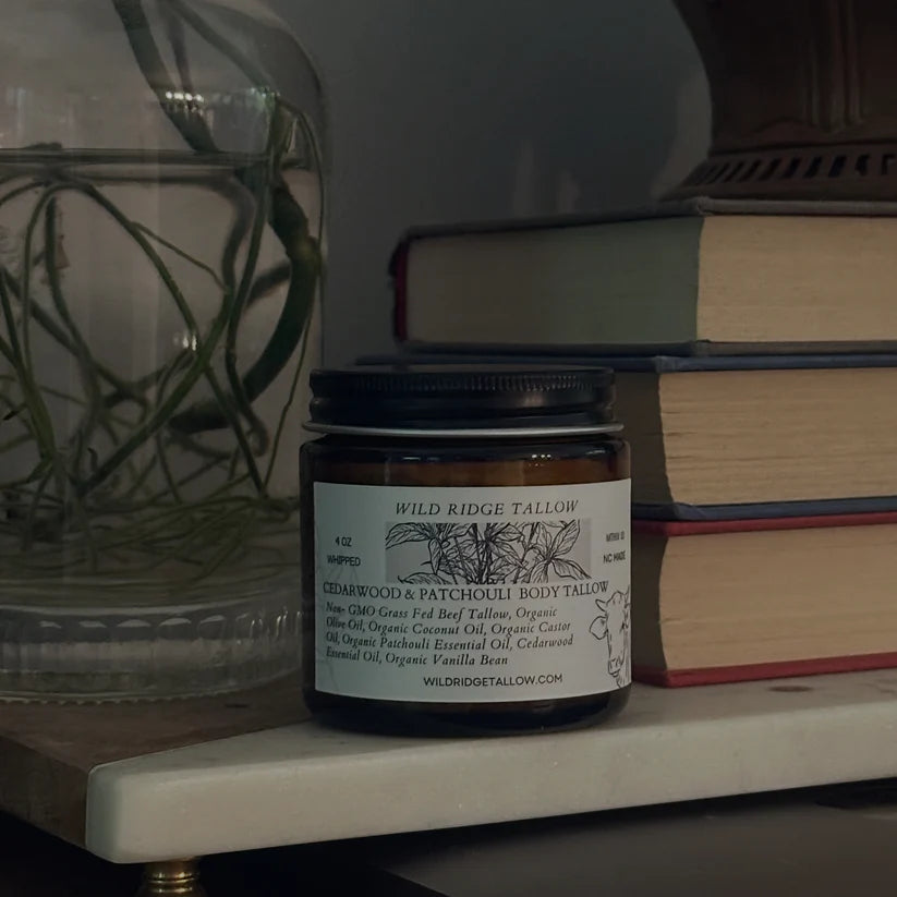 Wild Ridge Tallow Cedarwood & Patchouli Body Tallow 4 oz