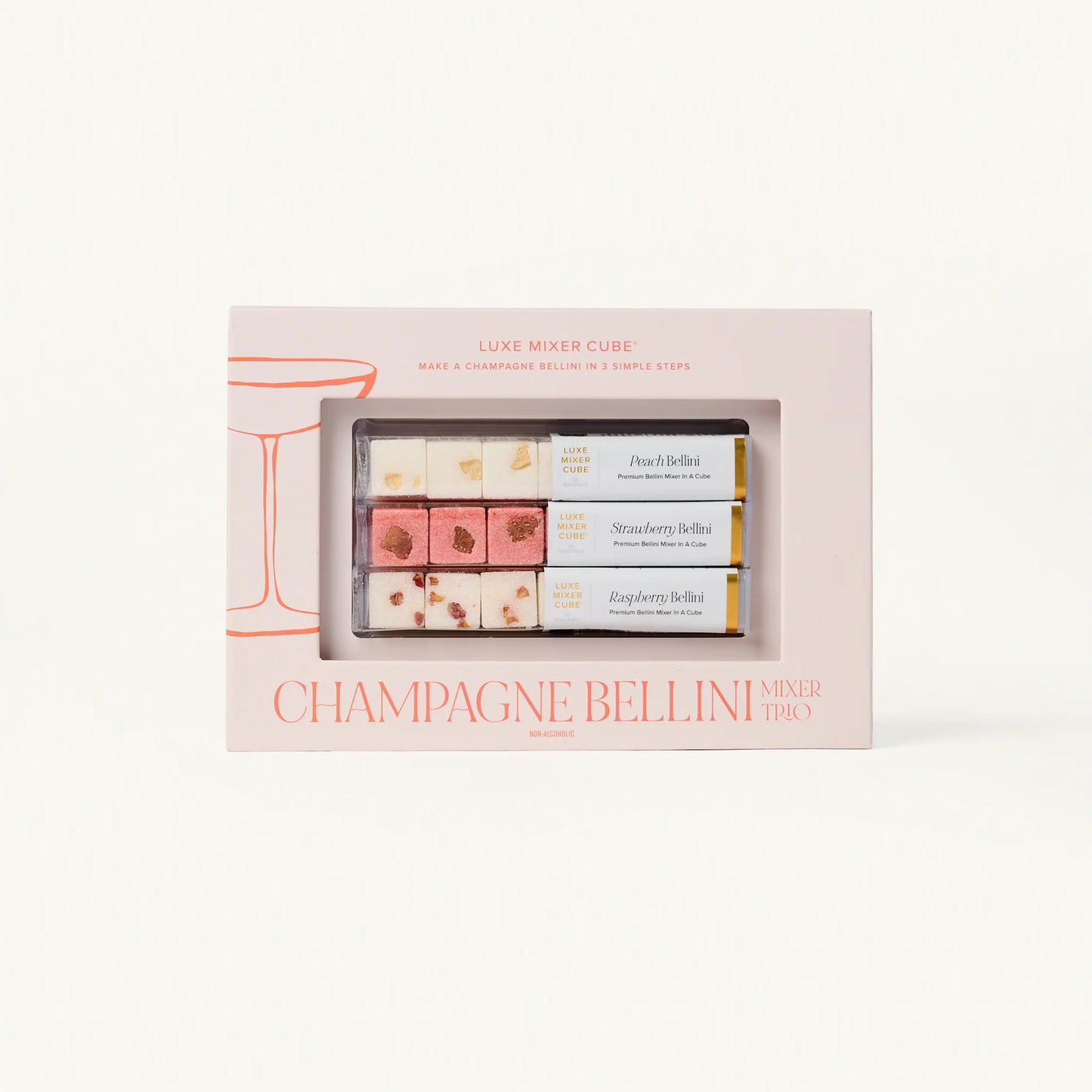 Teaspressa Champagne Bellini Mixer Trio