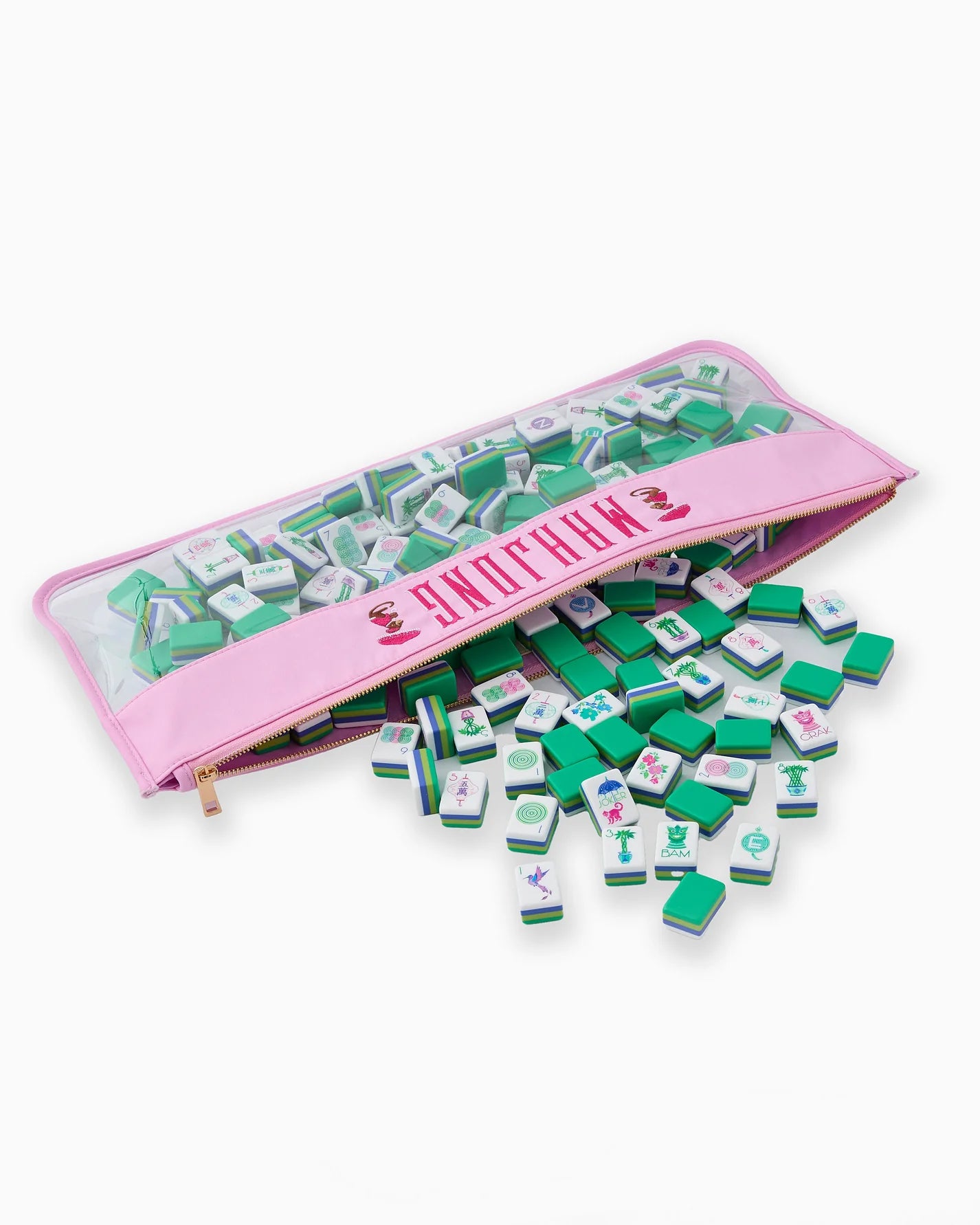 Oh My Mahjong Cotton Candy Monkey Mahjong Bag