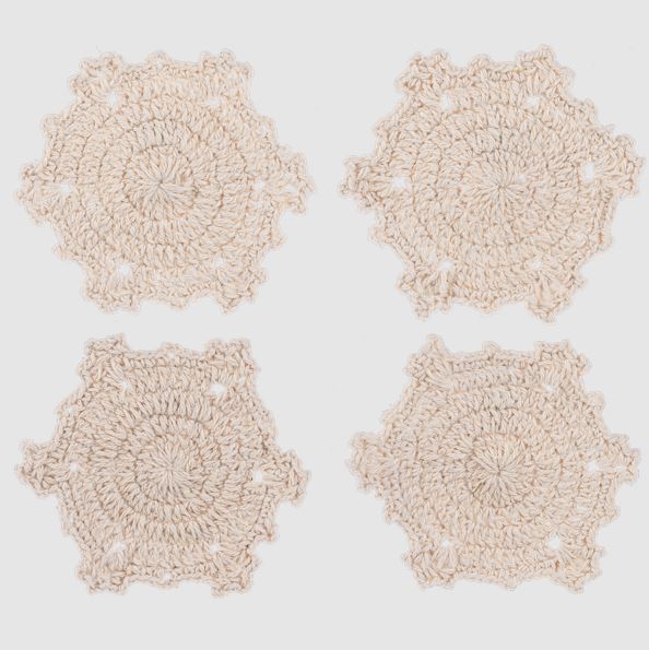 Ganz Crochet Snowflake Coasters
