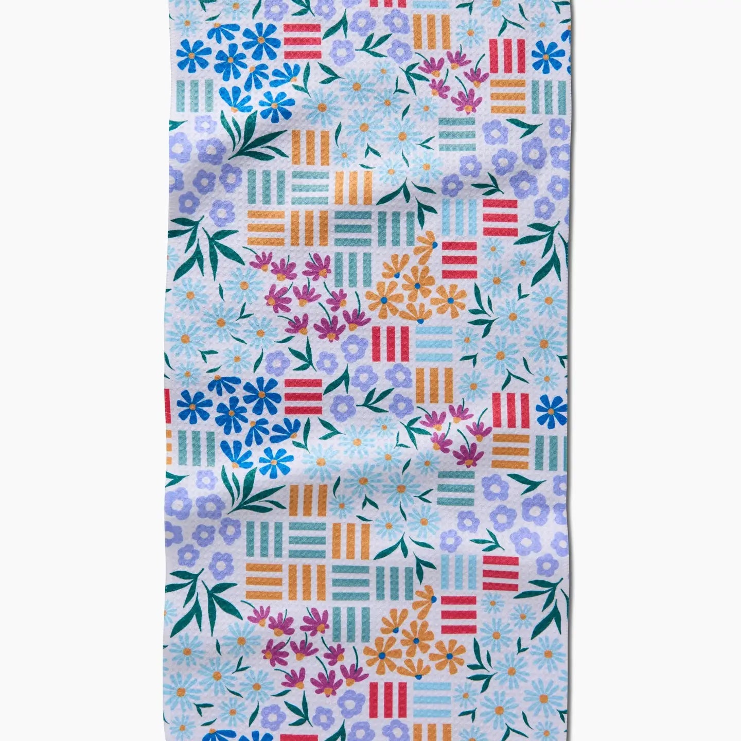 Geometry Floral Garden Bar Towel