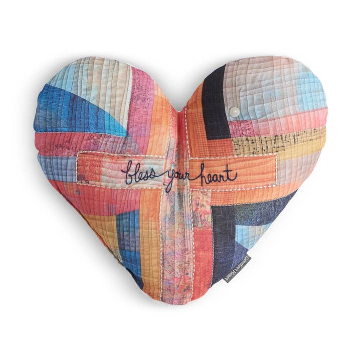 Demdaco Bless Your Heart Weighted Pocket Pillow