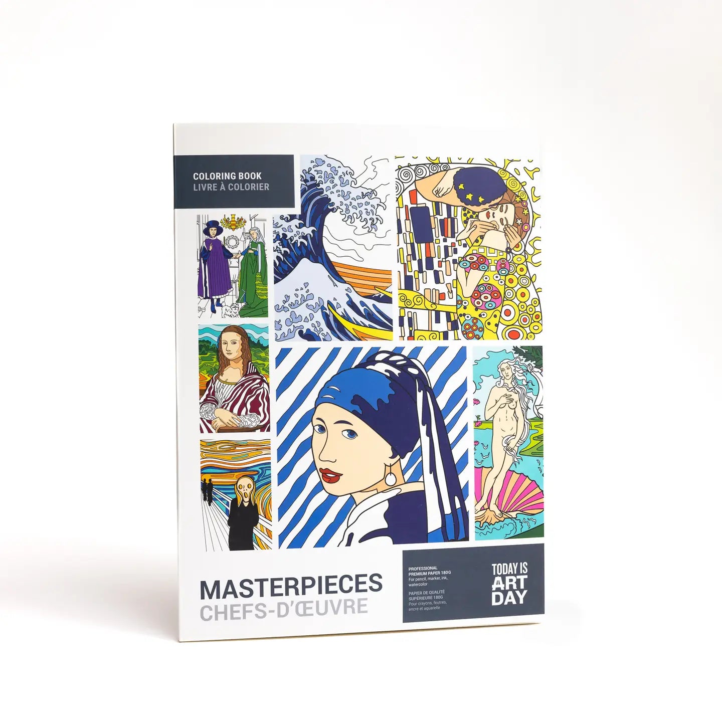 Today is Art Day Masterpieces Coloring Book