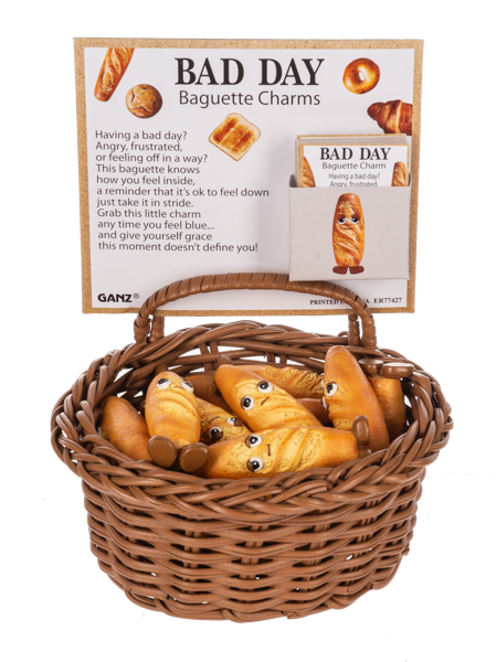 Ganz Bad Day Baguette Charm