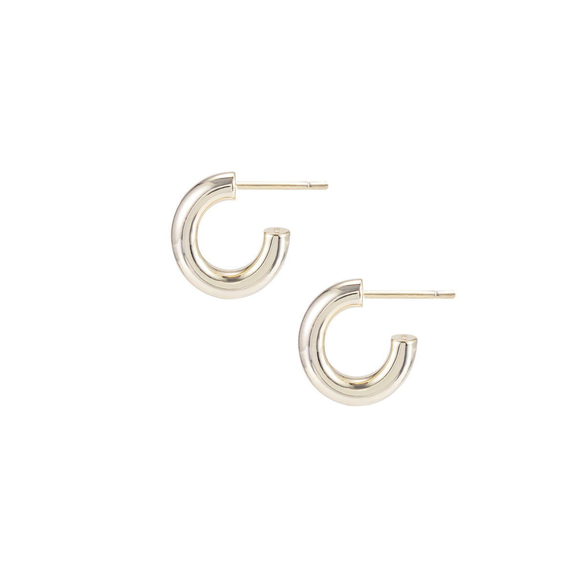 Natalie Wood Designs Just Dance Mini Hoop Earrings in Gold