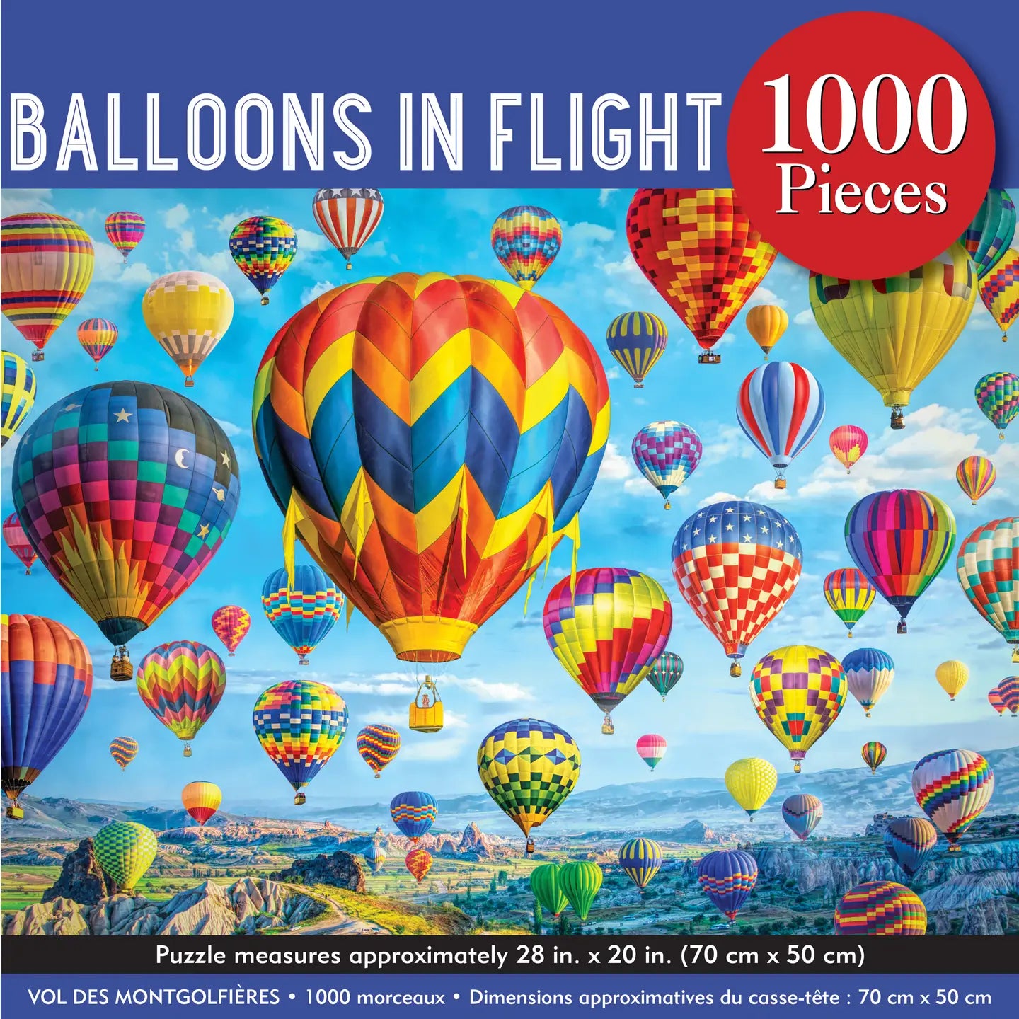 Peter Pauper Press Balloons in Flight 1000 Piece Jigsaw Puzzle