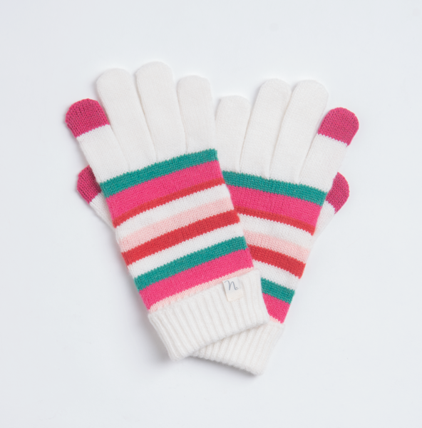 Ganz Bright Stripe Gloves
