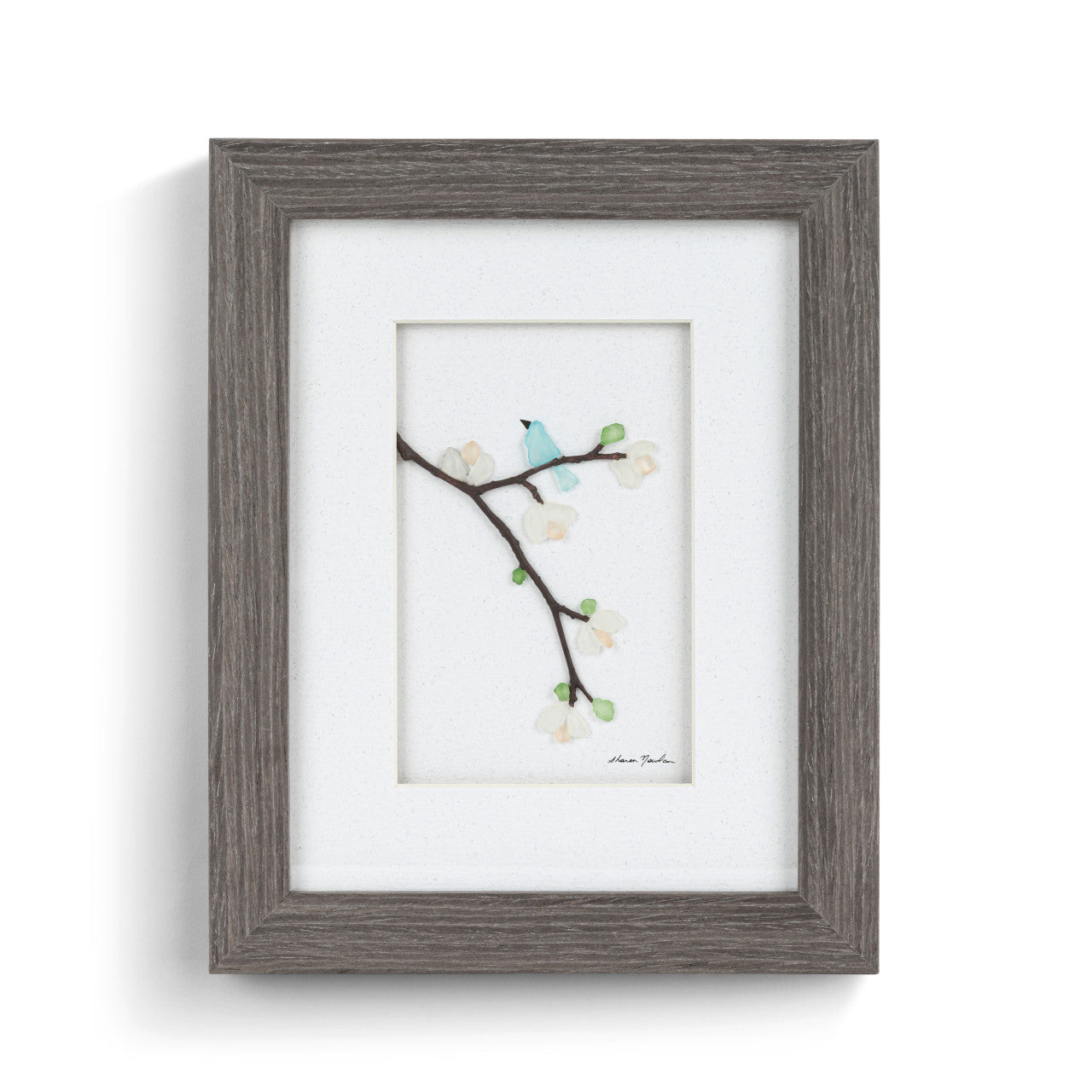 Demdaco Sharon Nowlan Collection Spring Wall Art Gray