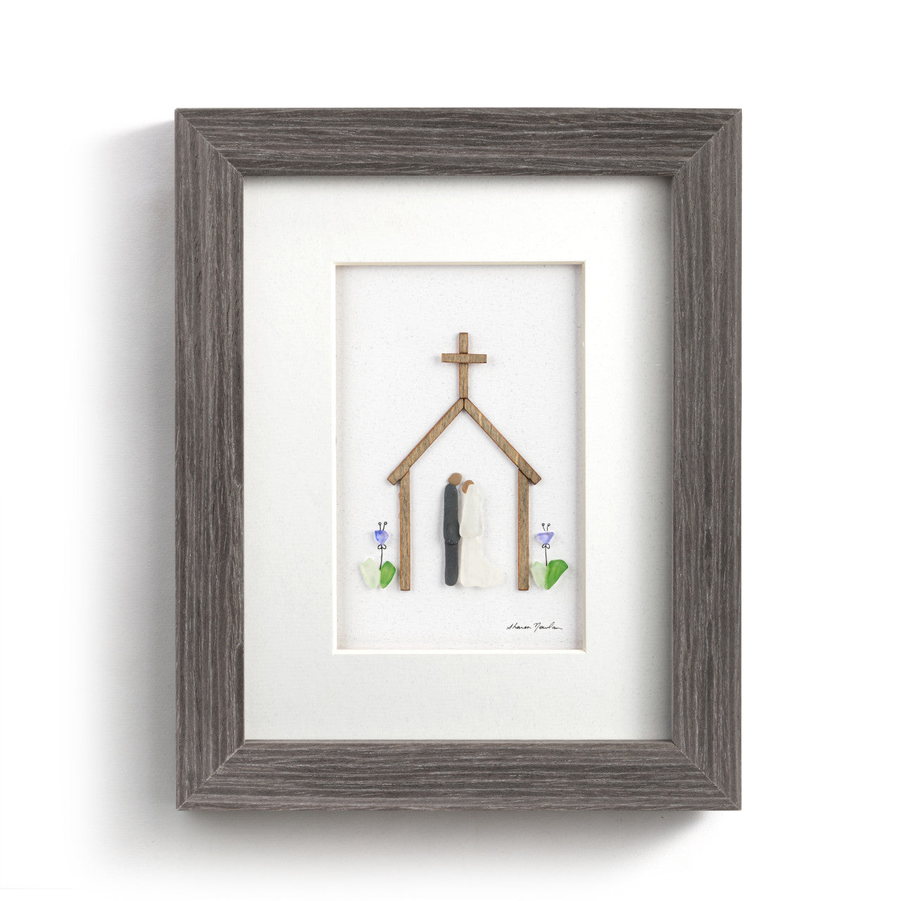 Demdaco Sharon Nowlan Forever To Follow Wall Art - Gray 8x10"
