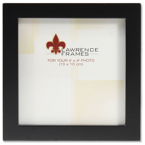 Lawrence Frames 4X4 Black Wood Picture Frame