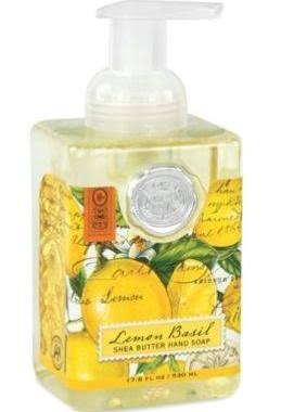 Michel Design Works Lemon Basil 17.8 oz Foaming Shae Butter Hand Soap