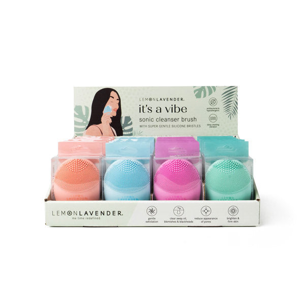 Lemon Lavender It's a Vibe Sonic Cleaner Brush