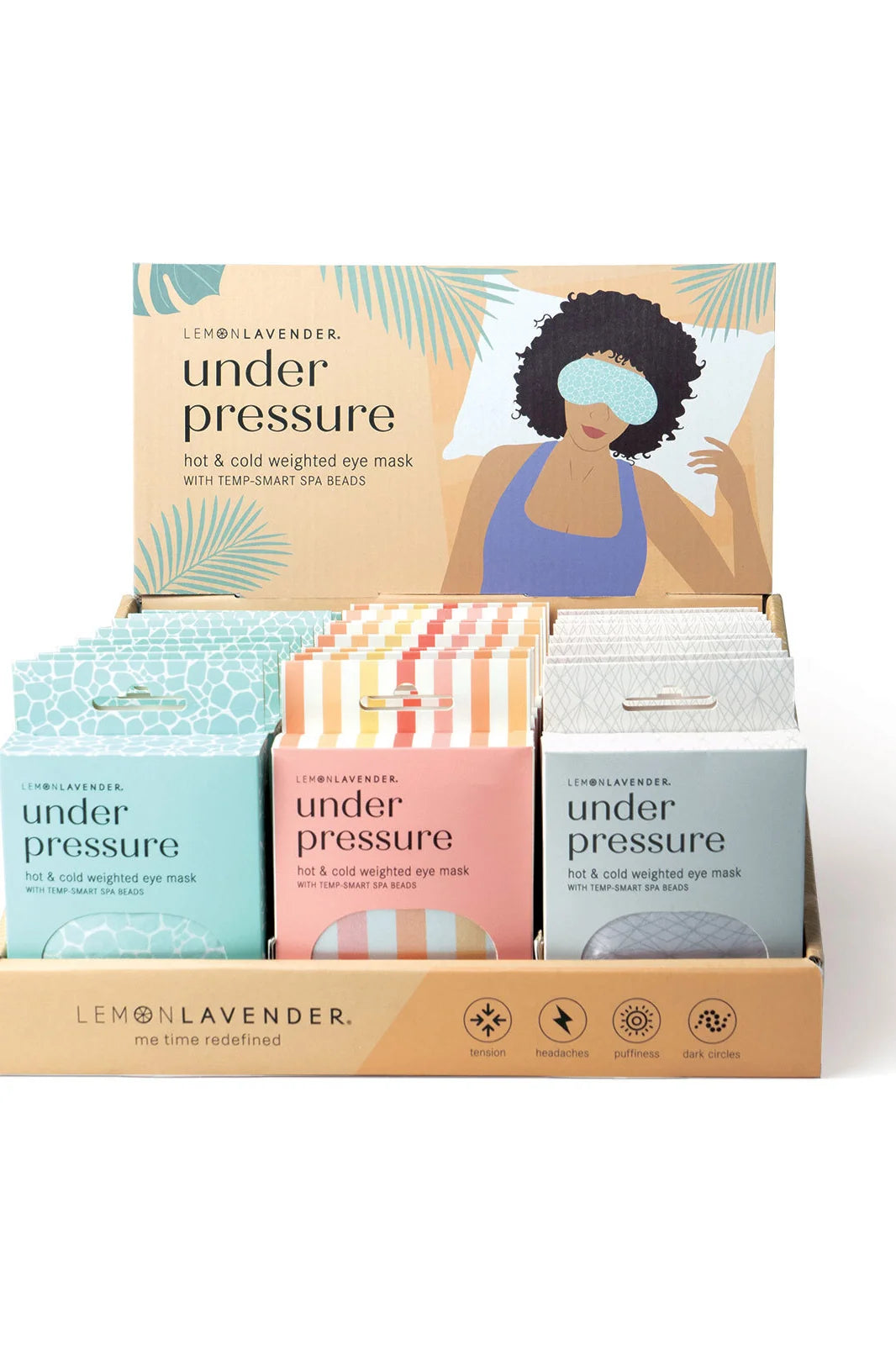 Lemon Lavender Under Pressure Weighted Eye Mask
