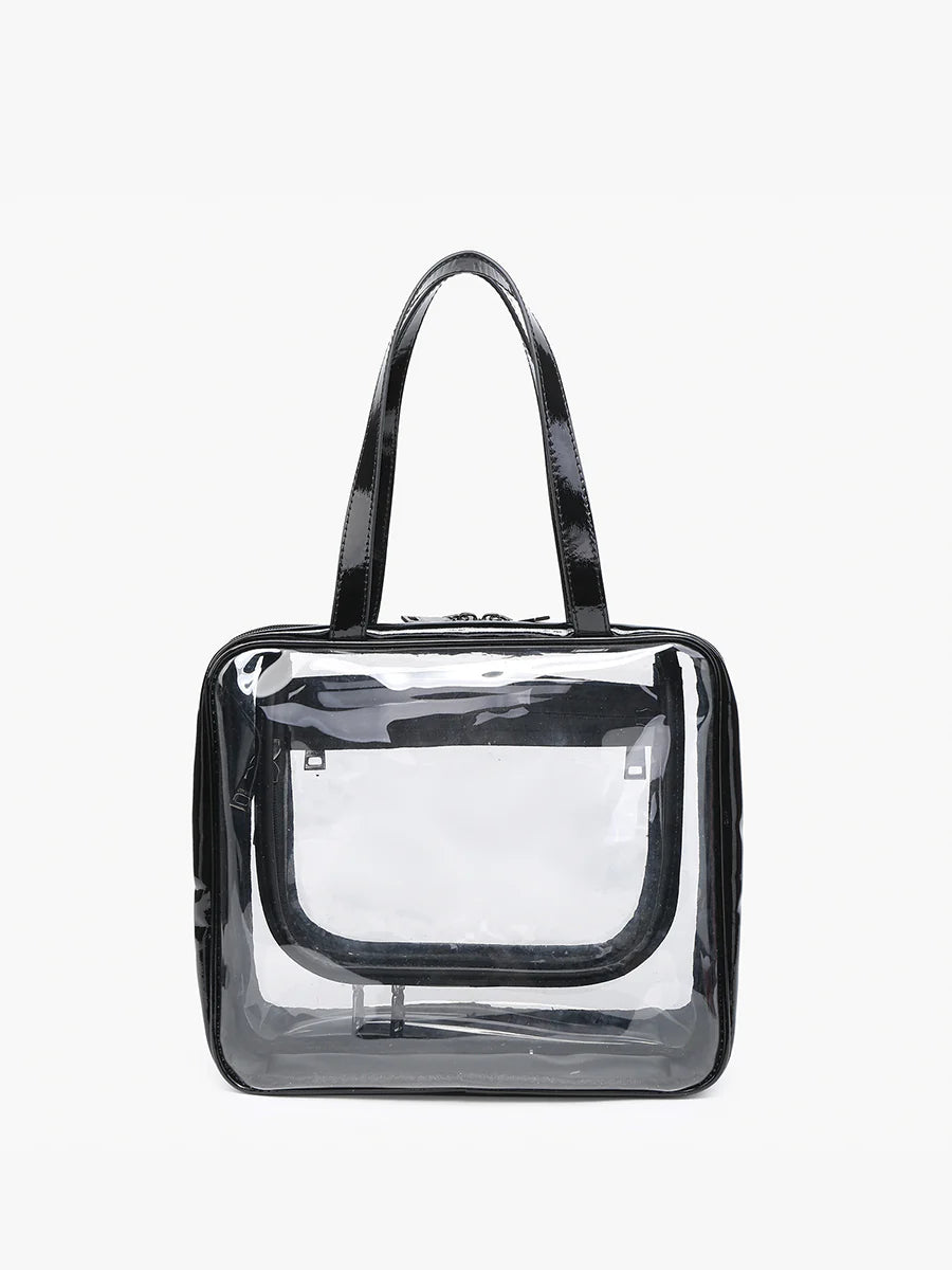 Jen & Co Rae Clear Cosmetic Bag