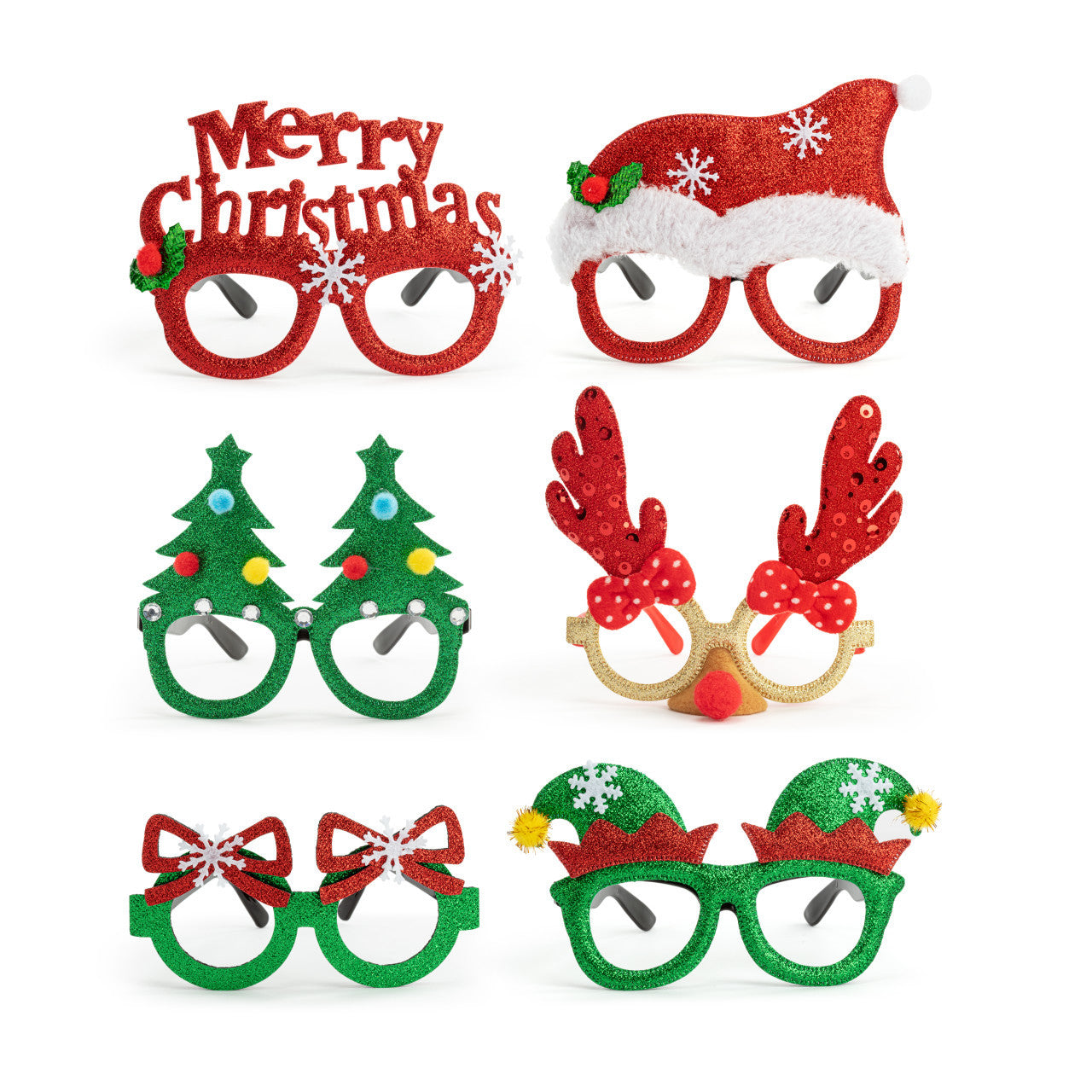 Demdaco Merry Christmas Eyeglass Assorted Styles