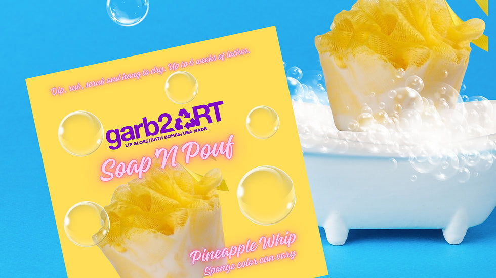 Garb2art Soap N Pouf