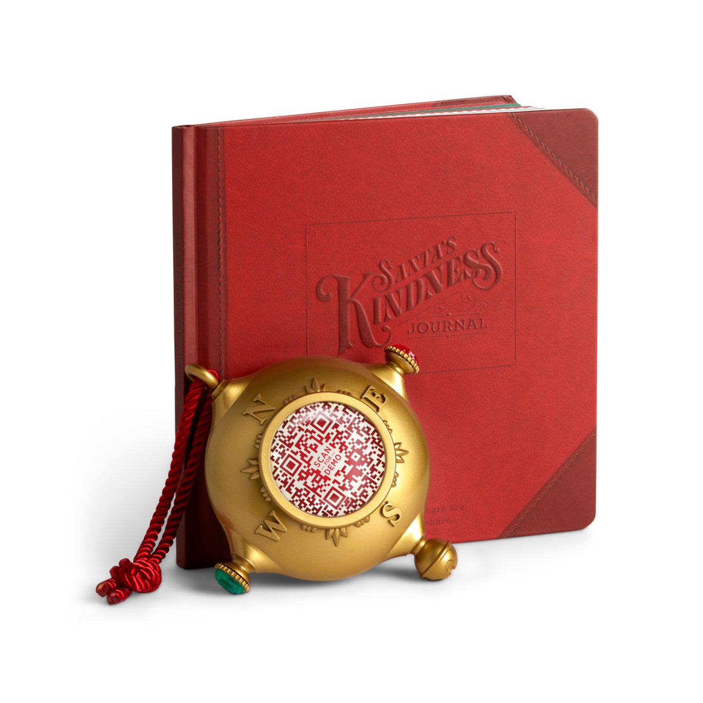 Demdaco Santa's Kindness Ornament & Journal