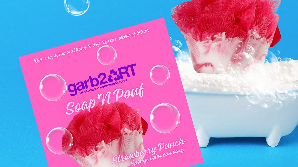 Garb2art Soap N Pouf