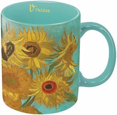 Rain Caper van Gogh Sunflower Mug