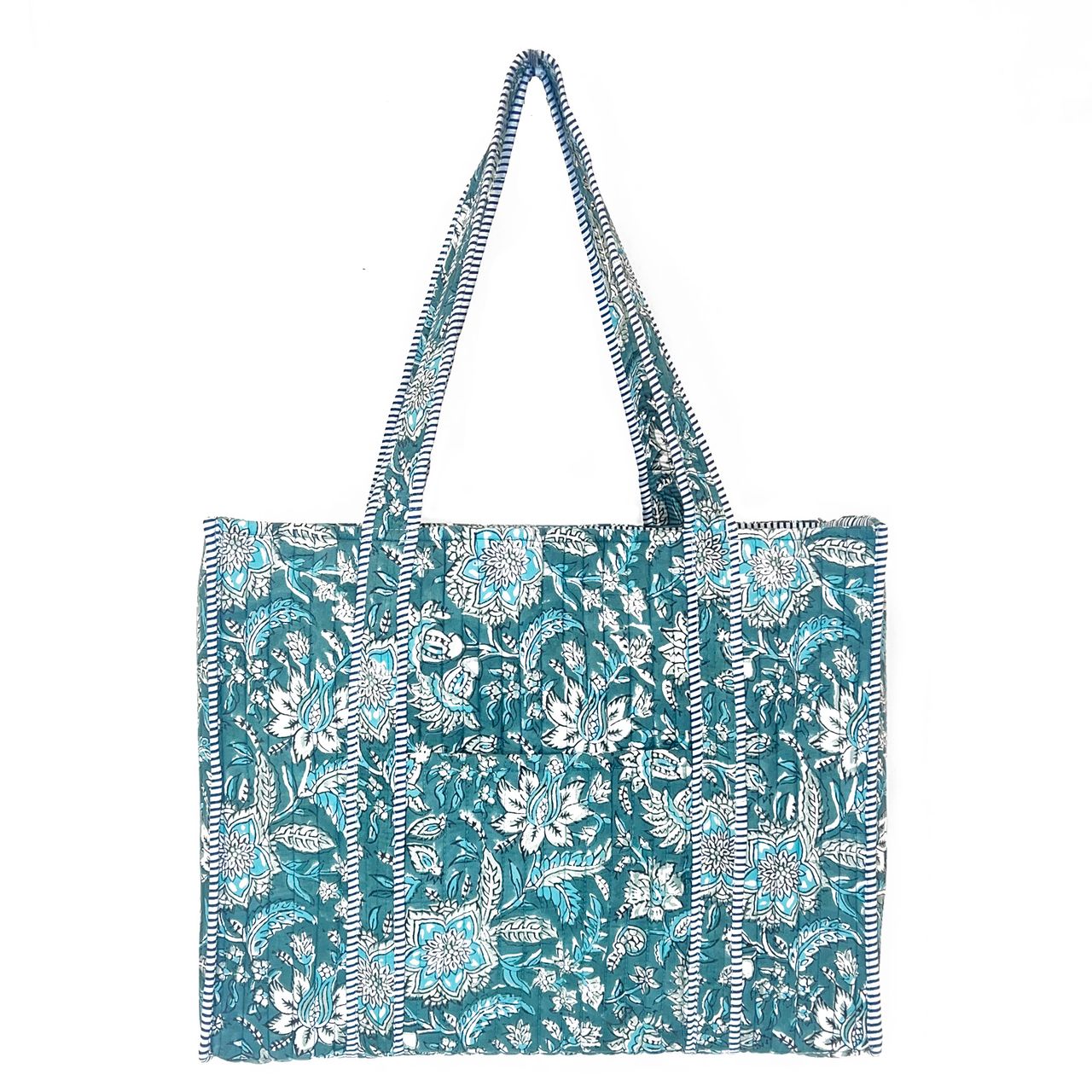 Anju Quilted Tote Bag with Travel Pouch