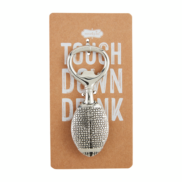Mud Pie Football Bottle Opener