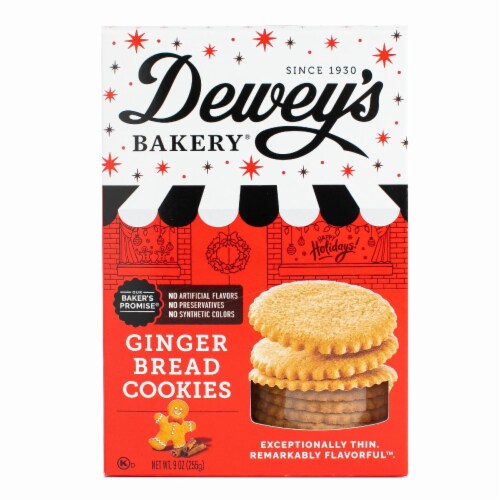 Dewey's Bakery Ginger Bread Cookies 9 oz