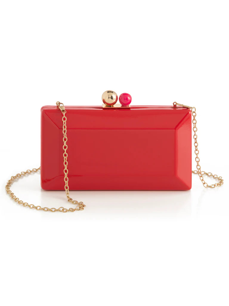 Shiraleah Mackenzie Minaudiere Red