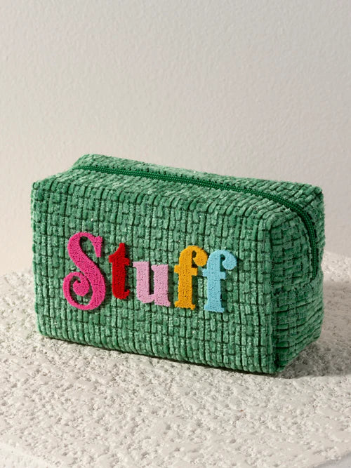 Shiraleah Stuff Zip Pouch, Green