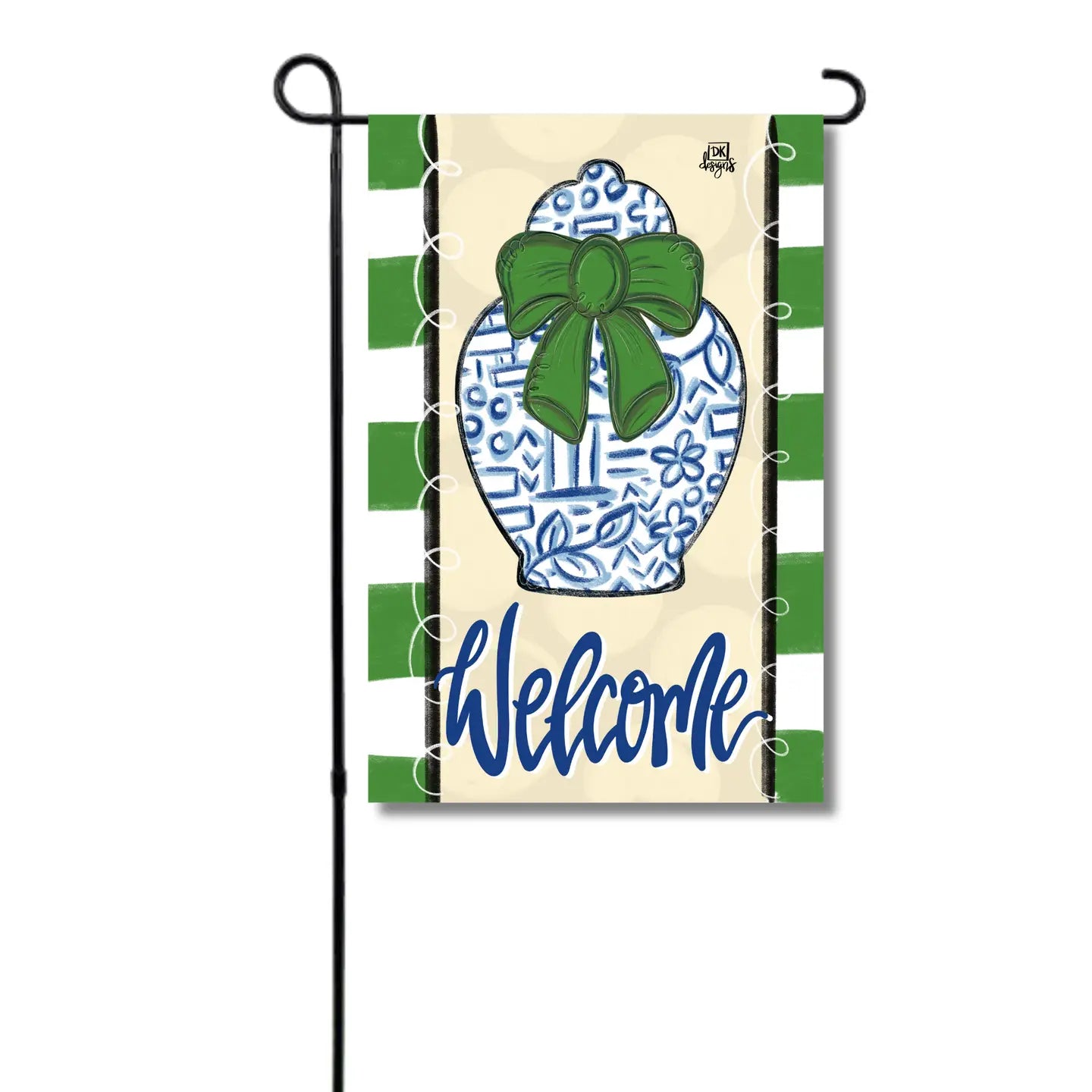 DK Designs Garden Glam Outdoor Garden Flag