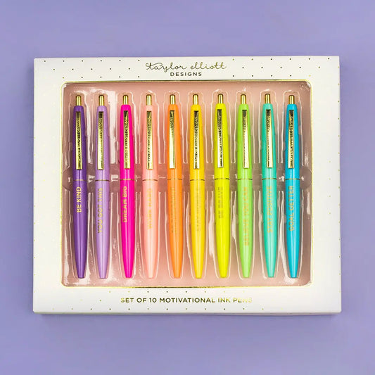 Taylor Elliott Designs Motivational Pens Set