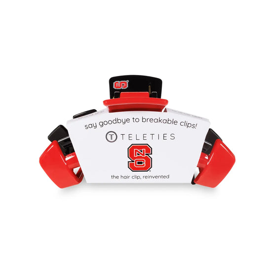 TELETIES Medium Classic Hair Clip - NC State University