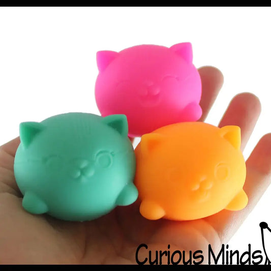 Curious Minds Toys Needoh Teenie Cool Cat Groovy Soft Doh Filled Stretch Ball