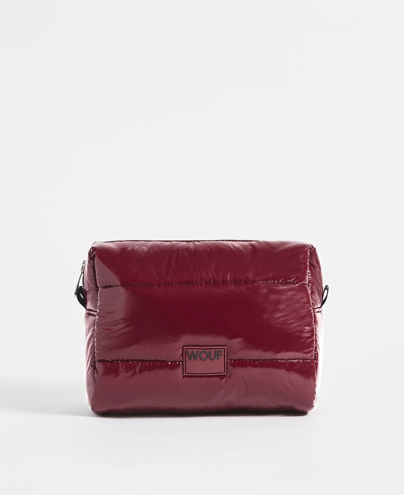 WOUF Burgundy Glossy Toiletry Bag