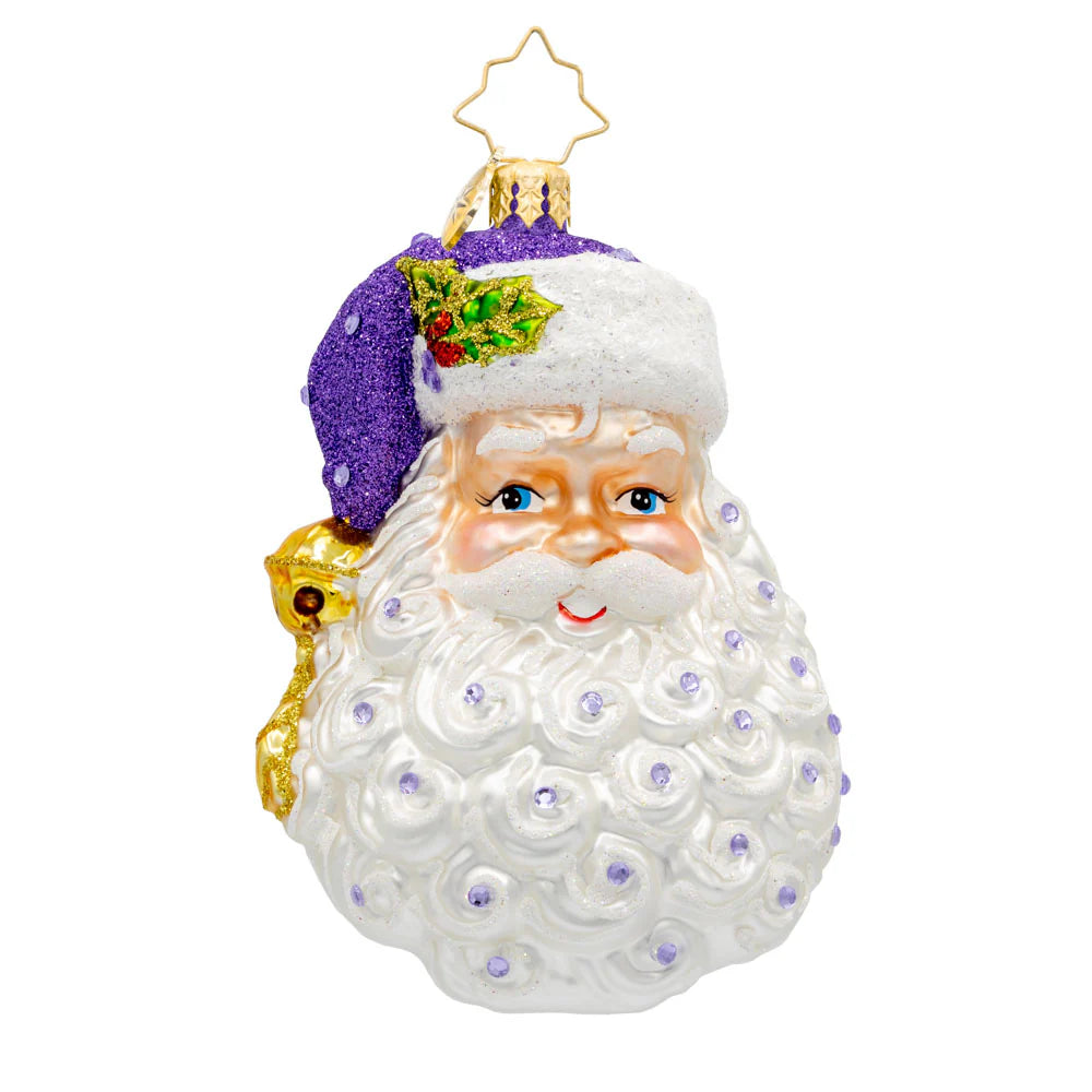 Christopher Radko Birthstone Santa February