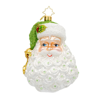 Christopher Radko Birthstone Santa August