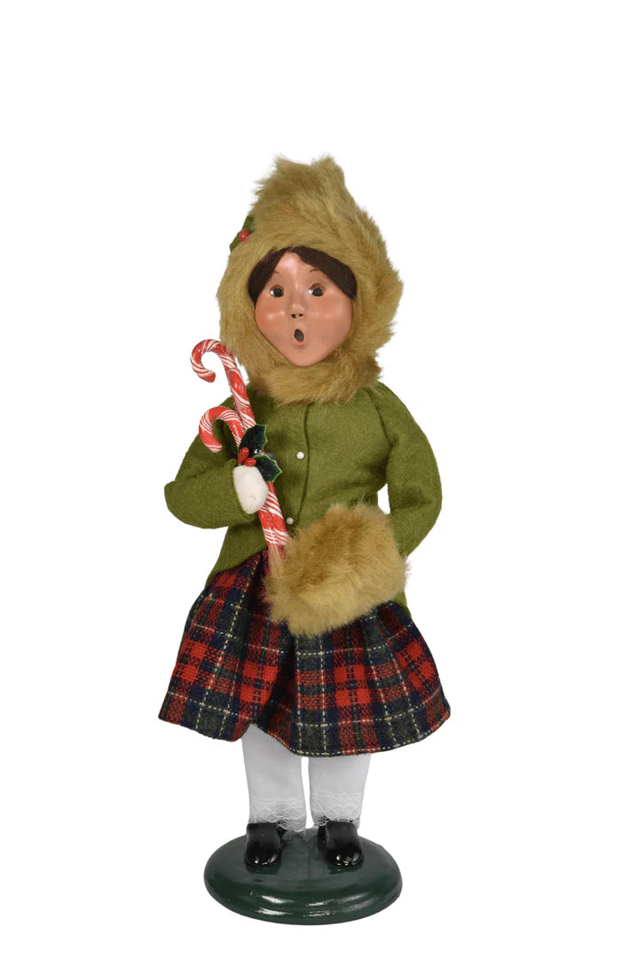 Byers Choice Candy Cane Family Girl