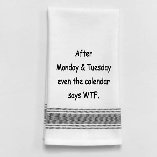 Wild Hare Designs WTF Tea Towel