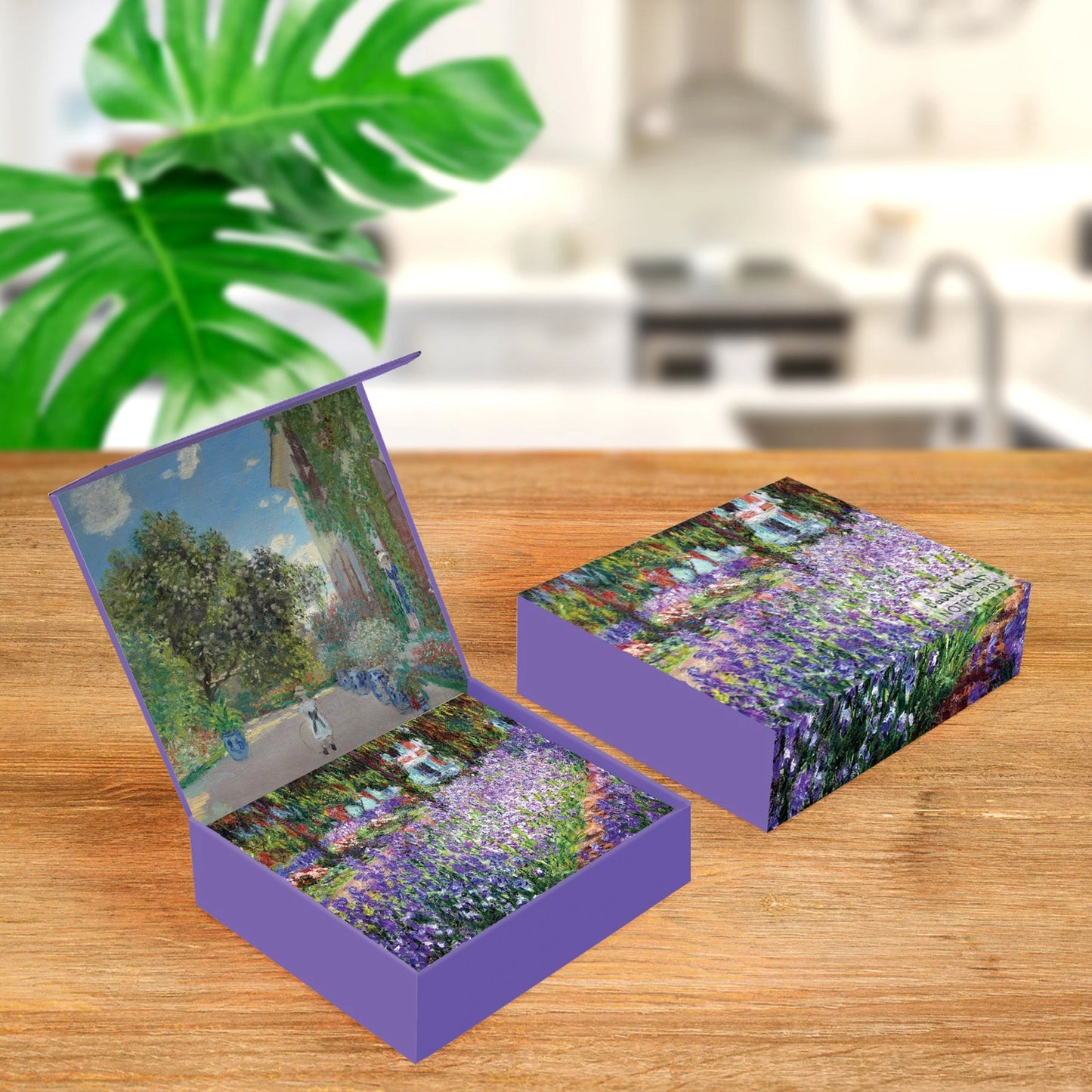 RainCapers Monet Gardens Boxed Blank Notecards